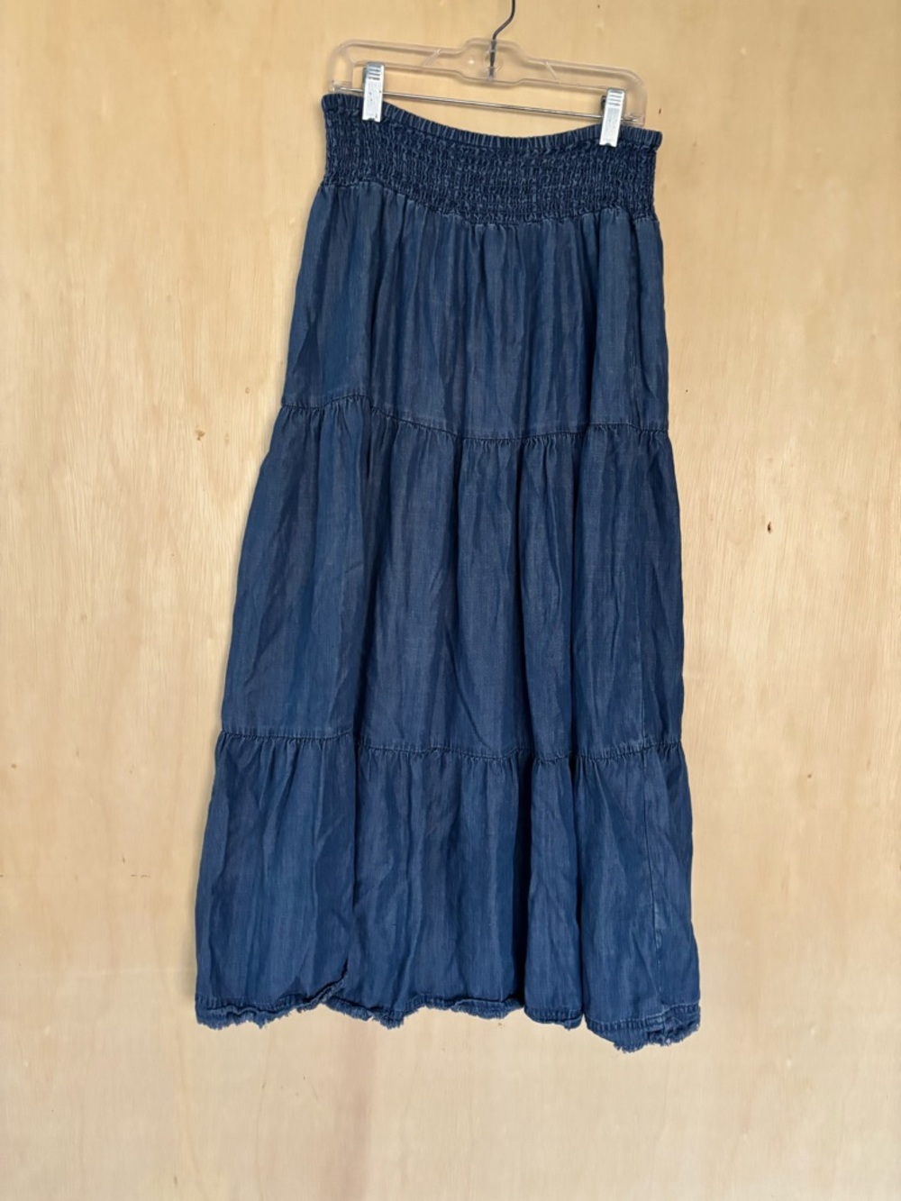 Derek Heart Indigo Tiered Maxi Skirt - Picture 3 of 8